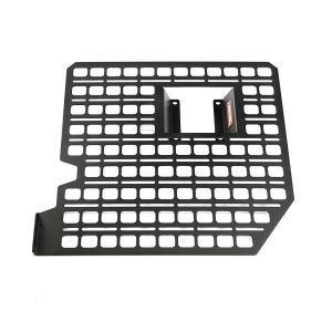 Builtright Molle Cargo Panel, Bedside Mount, Screw on, Powder Coated, Textured Black, Steel – 102001
