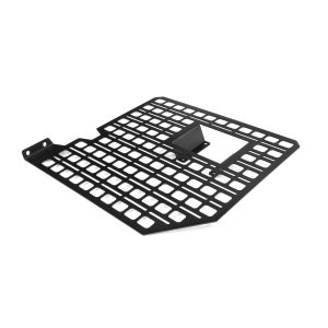 Builtright Molle Cargo Panel, Bedside Mount, Screw on, Powder Coated, Textured Black, Steel – 102001