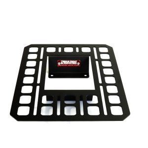 Builtright Molle Cargo Panel, Bedside Mount, Screw on, Powder Coated, Textured Black, Steel, With 1 Small Panel and Mounting Hardware – 102002