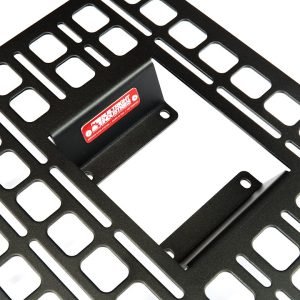 Builtright Molle Cargo Panel, Bedside Mount, Screw on, Powder Coated, Textured Black, Steel – 102004