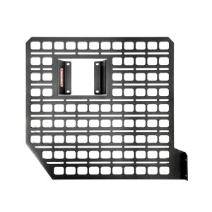 Builtright Molle Cargo Panel, Bedside Mount, Screw on, Powder Coated, Textured Black, Steel – 102004