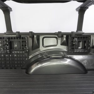 Builtright Molle Cargo Panel, Bedside Mount, Screw on, Powder Coated, Textured Black, Steel – 102005