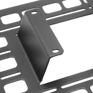 Builtright Molle Cargo Panel, Bedside Mount, Screw on, Powder Coated, Textured Black, Steel – 102010