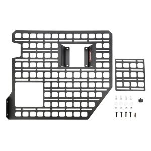 Builtright Molle Cargo Panel, Bedside Mount, Screw on, Powder Coated, Textured Black, Steel – 102015
