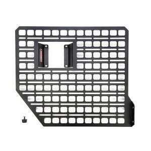 Builtright Molle Cargo Panel, Bedside Mount, Screw on, Powder Coated, Textured Black, Steel – 102016