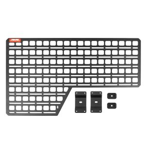 Builtright Molle Cargo Panel, Bedside Mount, Screw on, Powder Coated, Textured Black, Steel – 102042