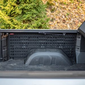 Builtright Molle Cargo Panel, Bedside Mount, Screw on, Powder Coated, Textured Black, Steel – 102044