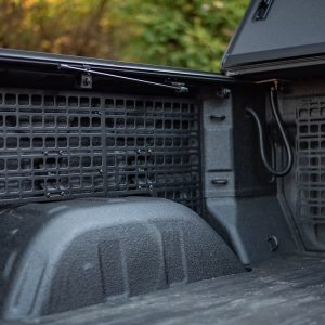 Builtright Molle Cargo Panel, Bedside Mount, Screw on, Powder Coated, Textured Black, Steel – 102044