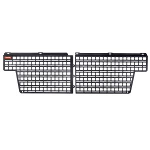 Builtright Molle Cargo Panel, Bedside Mount, Screw on, Powder Coated, Textured Black, Steel – 102084
