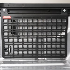 Builtright Molle Cargo Panel, Bedside Mount, Screw on, Powder Coated, Textured Black, Steel – 102111