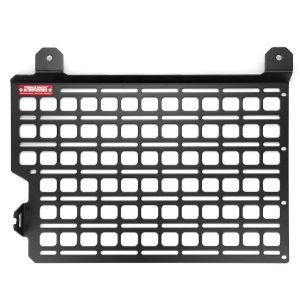 Builtright Molle Cargo Panel, Bedside Mount, Screw on, Powder Coated, Textured Black, Steel, With Cab Wall Panel and Mounting Hardware – 102115