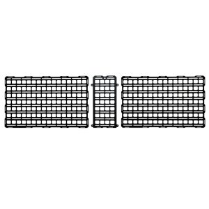 Builtright Molle Cargo Panel, Bedside Mount, Screw on, Powder Coated, Textured Black, Steel – 102130