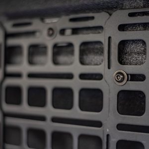 Builtright Molle Cargo Panel, Bedside Mount, Screw on, Powder Coated, Textured Black, Steel – 102130