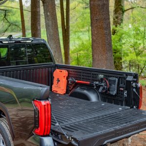 Builtright Molle Cargo Panel, Bedside Mount, Screw on, Textured Powder Coated, Textured Black, Steel – 102140