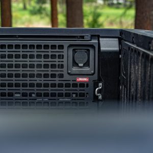 Builtright Molle Cargo Panel, Bedside Mount, Screw on, Textured Powder Coated, Textured Black, Steel – 102140