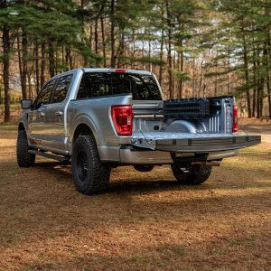 Builtright Multi Purpose Accessory Mount, Mounts Molle Cargo Panel, Bolt on, Textured Powder Coated, Black, Steel – 102172