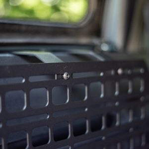 Builtright Molle Cargo Panel, Bedside Mount, Screw on, Powder Coated, Textured Black, Steel – 102606