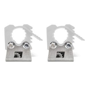 Builtright Molle Cargo Panel Clamp Mounting Plate, Quick Fist, Use to Attach 1 Inch to 2-1/4 Inch Clamp to Molle Cargo Panel, Stainless Steel – 104002