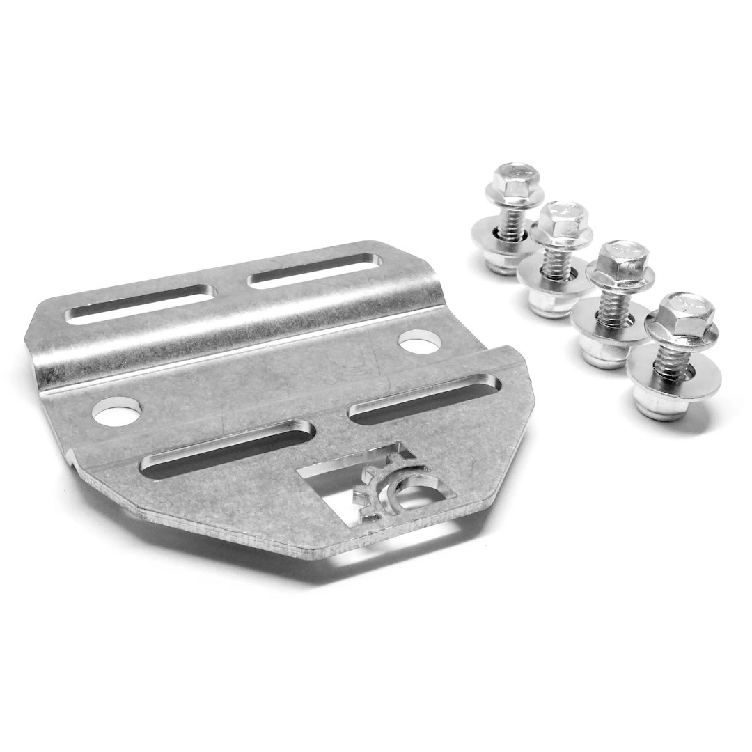 Builtright Molle Cargo Panel Clamp Mounting Plate, Use to Attach Rotopax Mounting System to Molle Cargo Panel, Single, With Mounting Hardware – 104009
