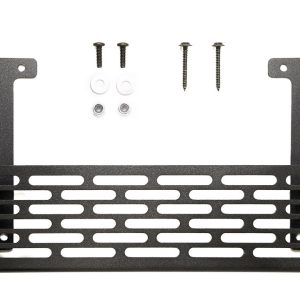 Builtright Multi Purpose Accessory Mount, Standard Series, Mounts Cell Phone/ Radar Detector and Dash Cam, Bolt on, Powder Coated – 104017