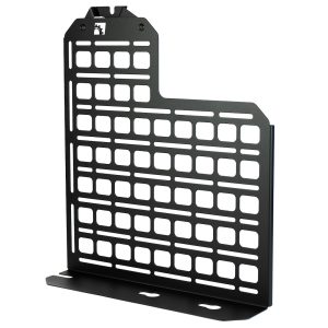 Builtright Molle Cargo Panel, Bedside Mount, Screw on, Powder Coated, Textured Black, Steel – 104027