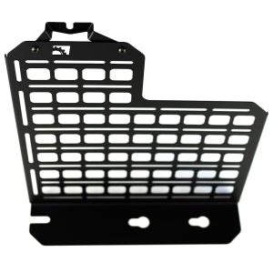 Builtright Molle Cargo Panel, Bedside Mount, Screw on, Powder Coated, Textured Black, Steel – 104027