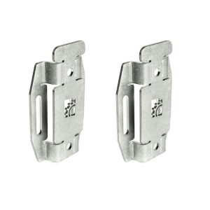Builtright Molle Cargo Panel Clamp Mounting Plate, Quick Fist, Use to Attach Clamp to Molle Cargo Panel, Stainless Steel, Set of 2 – 104036
