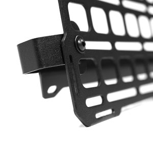 Builtright Molle Cargo Panel, Tech Plate, Seat Back Mount, Screw on, Powder Coated, Textured Black, Steel – 104044