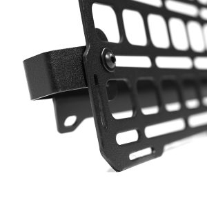 Builtright Molle Cargo Panel, Tech Plate, Seat Back Mount, Screw on, Powder Coated, Textured Black, Steel – 104049
