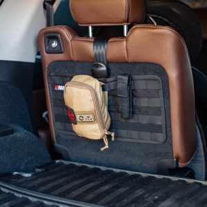 Builtright Cargo Organizer, Tech Panel, Attach to Vehicle Carpet Surface, Black, 1000 Nylon Fabric, Hook Velcro Attachment – 105004