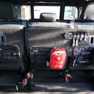 Builtright Cargo Organizer, Tech Panel, Attach to Vehicle Carpet Surface, Black, 1000 Nylon Fabric, Hook Velcro Attachment – 105006