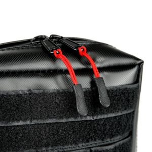 Builtright Gear Bag, Molle Pouch Style, 10 Inch Length X 6 Inch Width, With 1 Interior Pocket, With Two Zipper Closures, With Strap – 105101