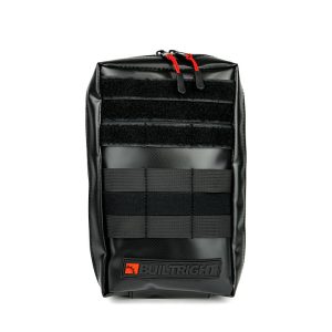 Builtright Gear Bag, Molle Pouch Style, 10 Inch Length X 6 Inch Width, With 1 Interior Pocket, With Two Zipper Closures, With Strap – 105101