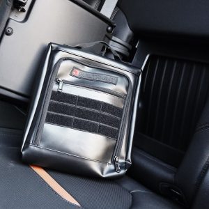 Builtright Storage Pouch, Organizes Tools/ Straps and Shackles, Mounts to Rear Seat Cubby, Zipper Closure – 105107