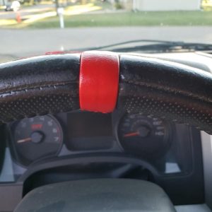 Builtright Steering Wheel Stripe, Red, With String and Needle – 108001