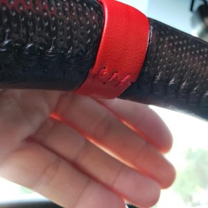 Builtright Steering Wheel Stripe, Red, With String and Needle – 108001
