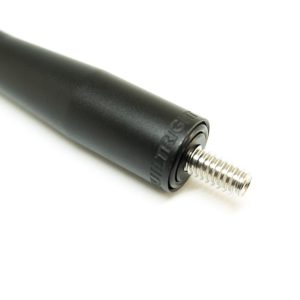 Builtright AM/ FM Antenna, Perfect Fit, Stubby Type, Black, 6061 Billet Aluminum, With O-Ring and Threaded Studs – 110010