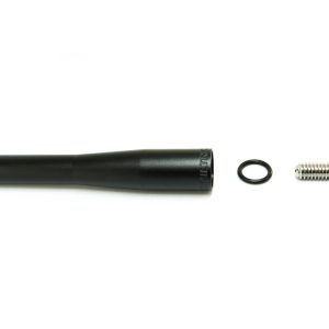 Builtright AM/ FM Antenna, Perfect Fit, Stubby Type, Black, 6061 Billet Aluminum, With O-Ring and Threaded Studs – 110011