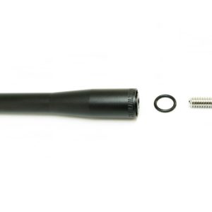 Builtright AM/ FM Antenna, Perfect Fit, Stubby Type, Black, 6061 Billet Aluminum, With O-Ring and Threaded Studs – 110012