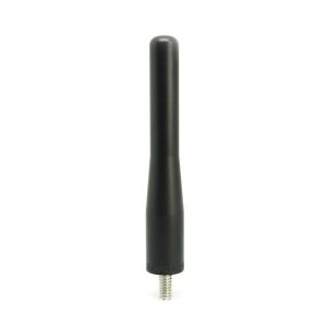 Builtright AM/ FM Antenna, Perfect Fit, Stubby Type, Black, 6061 Billet Aluminum, With O-Ring and Threaded Studs – 110012