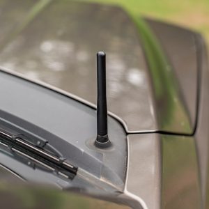 Builtright AM/ FM Antenna, Perfect Fit, Stubby Type, Black, 6061 Billet Aluminum, With Threaded Studs – 110019