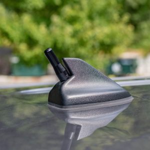 Builtright AM/ FM Antenna, Perfect Fit, Stubby Type, Black, 6061 Billet Aluminum, With Threaded Studs – 110027