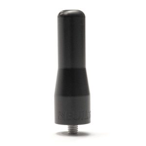 Builtright AM/ FM Antenna, Perfect Fit, Stubby Type, Black, 6061 Billet Aluminum, With Threaded Studs – 110027