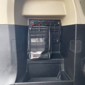 Builtright Molle Cargo Panel, Tech Plate, Center Console Mount, Screw on, Powder Coated, Textured Black, Steel – 201011