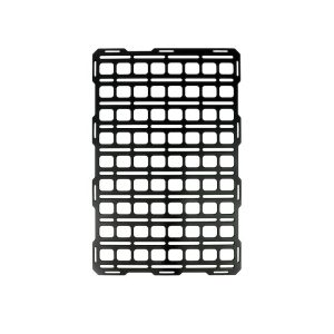 Builtright Molle Cargo Panel, Tech Plate, Center Console Mount, Screw on, Powder Coated, Textured Black, Steel – 201013