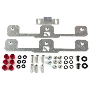 Builtright Molle Cargo Panel Tool Box Bracket, Use to Mount Milwaukee Packout System Into Molle Cargo Panel, Aluminum, Set of 2 – 201102