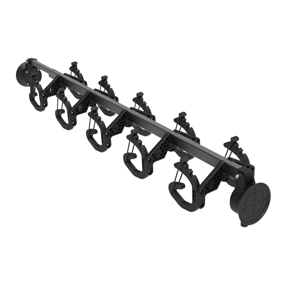 Builtright Fishing Rod Holder, The Rod Rig™, Fits Securely Inside the Car Interior Roof, Holds Five Rods, Hook and Loop Strap Style Hold – MNT-500005
