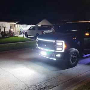 Bmc Lighting Light Bar, Baja Designs Squadron Pro, LED, 9 Inch Length, Clear Bulb, Clear Polycarbonate Lens, Black Housing, Bracket Mount – 100141-04
