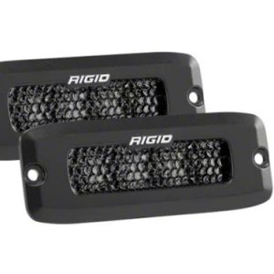 Bmc Lighting Backup Light, Hitch Bar™ Rigid Sr-Q Midnight Series, 3 Inch Square Hitch Bar Mount, Set of 2, Clear Bulb – 300310-04
