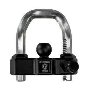 Bulletproof Trailer Coupler Lock, Extreme Duty, Ball and Clamp Style, 1 Inch Diameter Bar – EDCOUPLER
